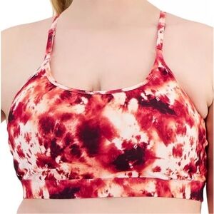 Ideology Women's Size 3X Tie Dye Sports Bra